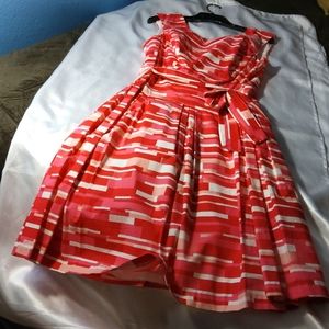 COVINGTON sleeveless  multi-colored  church dress